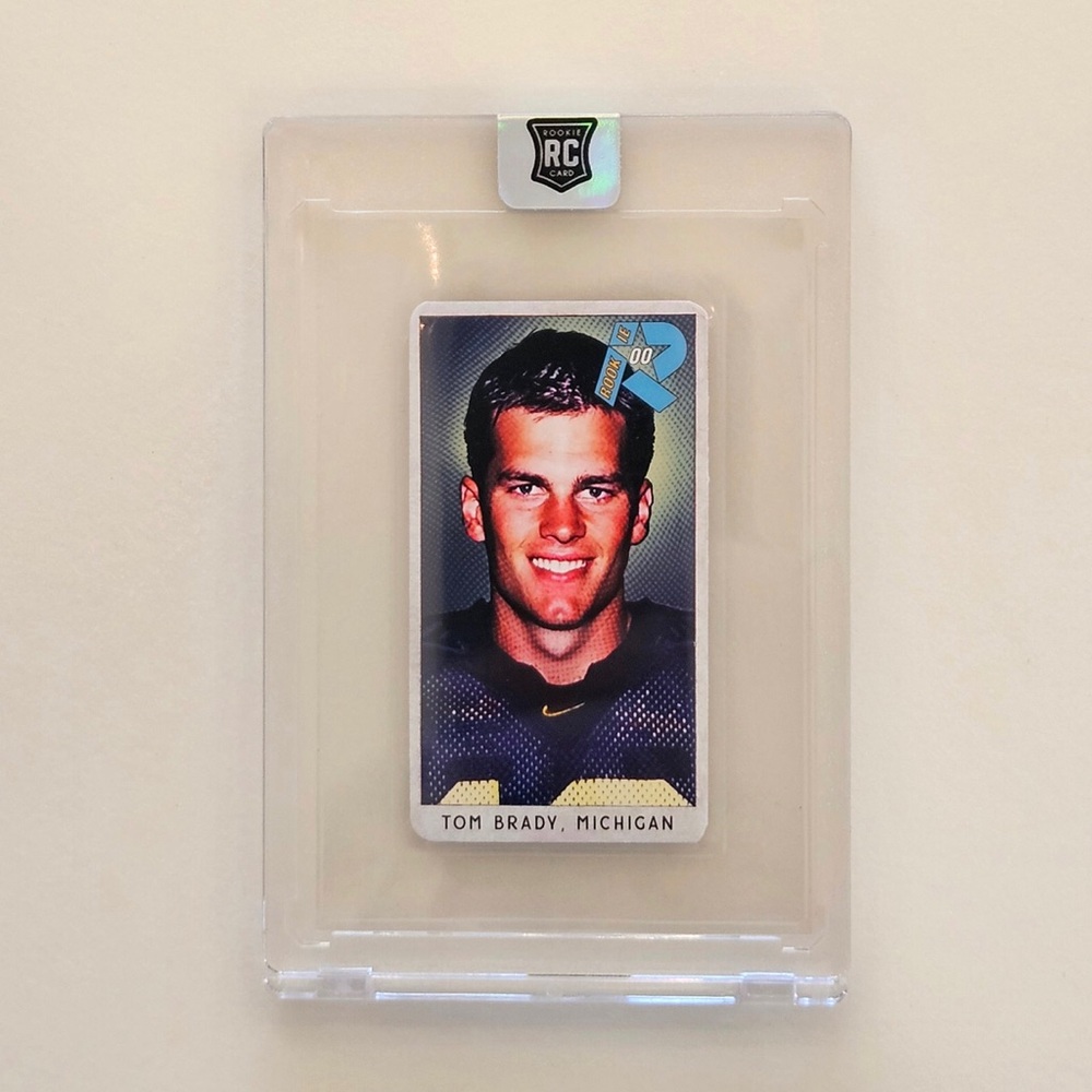 Tom Brady 2000 Rookie Tobacco Card W/RC Hologram Seal
